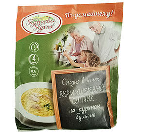 Вермишелевый супчик на курином бульоне "Кубанская кухня" 60г/35шт