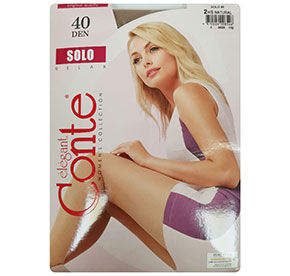 Колготки женские Conte Solo 40 natural 2 размер