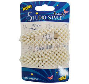 Украшение д/в (зажим №1) с жемчугом, 2 шт.