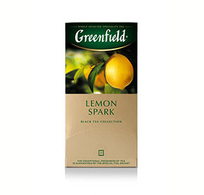 ГРИНФИЛД Лемон Спарк (1,5гх25п) чай пак.черн.с доб.