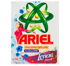 Стиральный порошок ARIEL Автомат Чистота Deluxe Color 450 г