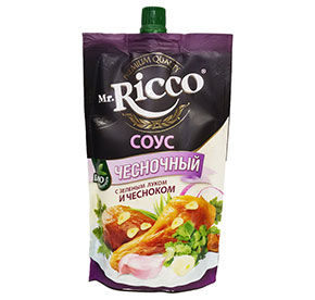 Соус Mr.Ricco Чесночный 210мл