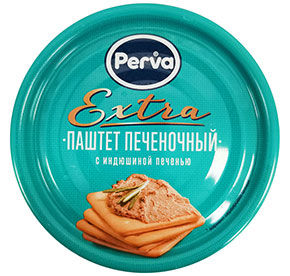 Паштет Печеночный с индюшиной печенью Perva Extra 90гр