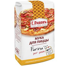 Мука для пиццы Пудовъ бум/пак 1кг