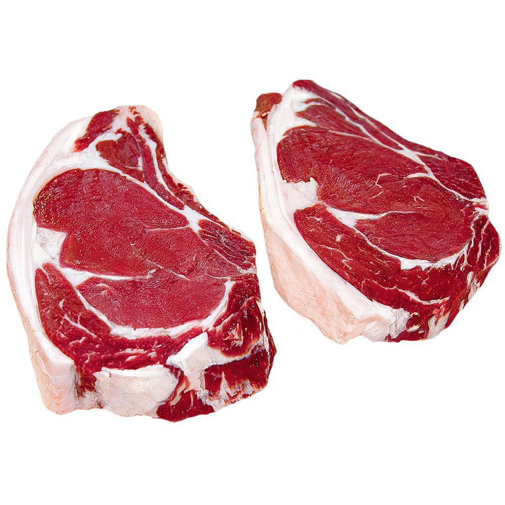 Полуфабрикат мясной из высококачественной говядины крупнокусковой бескостный категории А охлажденный толстый край Рибай Ribeye вакуумная упаковка Choice 4000₽