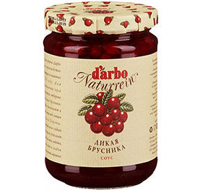 Соус D`arbo Дикая брусника 400гр