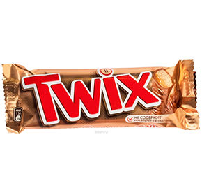 Шоколадный батончик TWIX 55гр