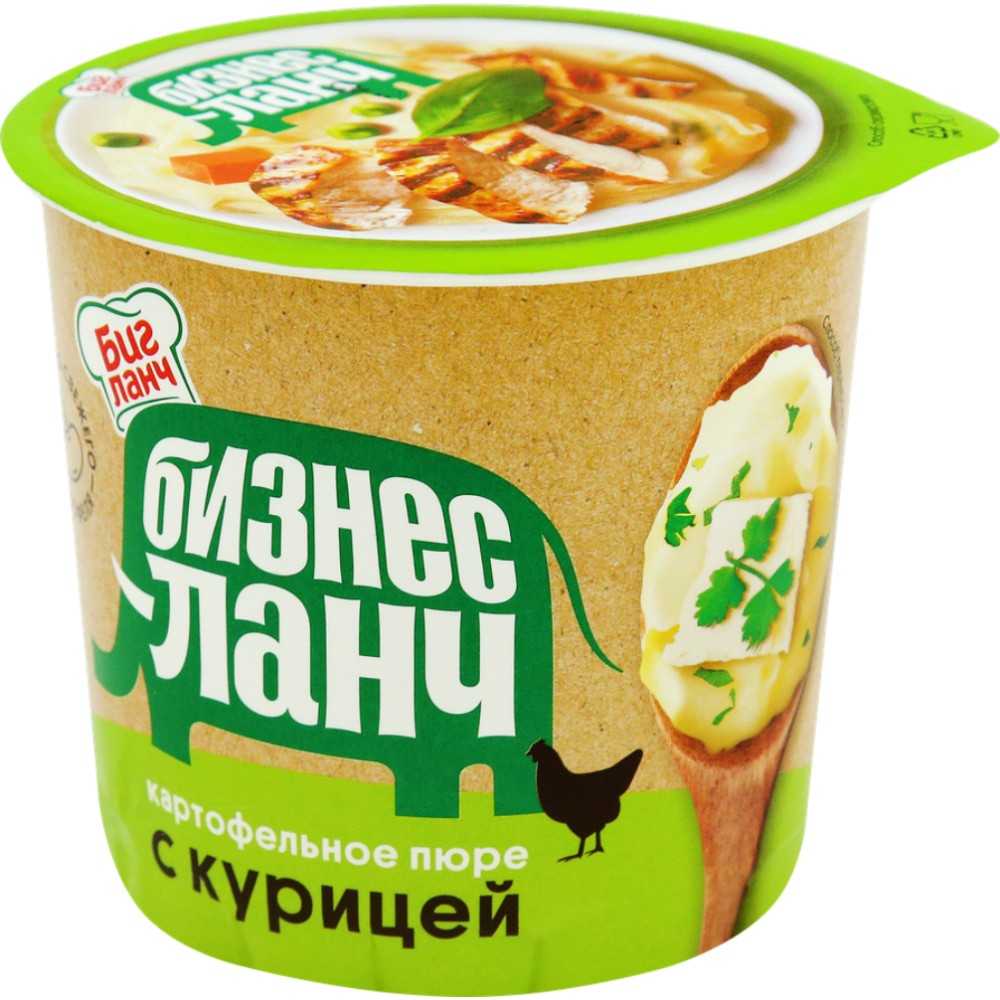 Картофельное Пюре 40гр Бизнес Ланч со вкусом курицы плб 60₽