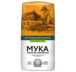 Мука пшеничная общего назначения ТИП М 75-23 Агрокомплекс 2кг