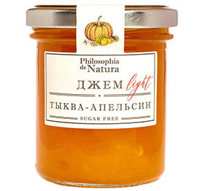 Джем Philosophia de Natura Light Тыква-апельсин 180гр