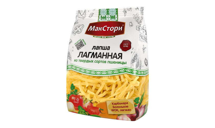 Лапша Лагманная Макстори 250гр 74₽