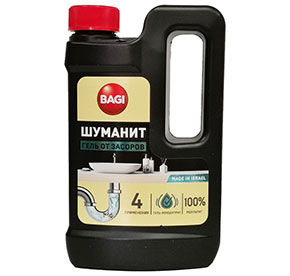 Гель от засоров 450мл Шуманит Bagi п/флакон