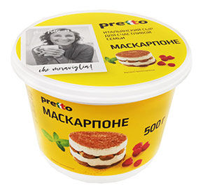 Маскарпоне Pretto 80% 0,5 кг пл/с Умалат [м]