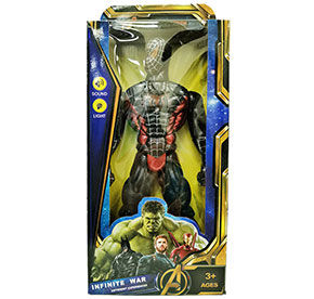 Человек-паук черный 32см