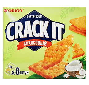 Печенье затяжное Orion Crack-It кокосовый 144гр