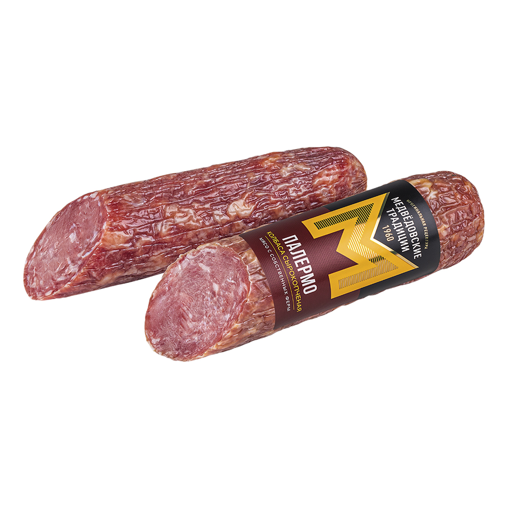 Колбаса сырокопченая Палермо 1 кг Медвёдовские традиции 1200₽