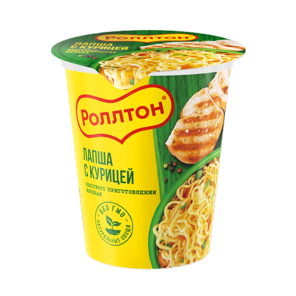 Лапша 70 г Роллтон с курицей плст 75₽