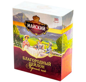Чай Майский черный Благородный Цейлон 100пак