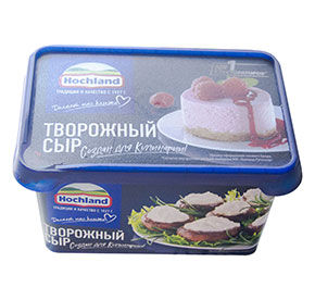 Сыр Хохланд творожный для кулинарии ванна 400г [м]