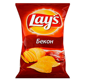 Чипсы Lay's Бекон 150гр