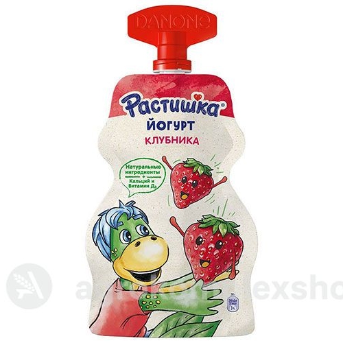 Йогурт Растишка клубника 70гр