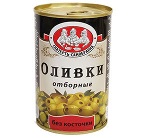 Оливки отборные без костные Скатерть самобранка ж/б 300гр