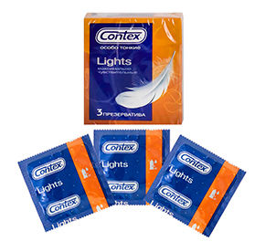 Презервативы CONTEX №3 Lights(особо тонкие)