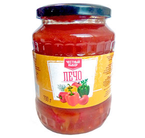 Лечо перец в томатном соусе Честный Выбор ст/б 700гр