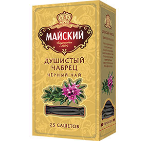 Чай черный Майский Душистый Чабрец 25 пакетиков