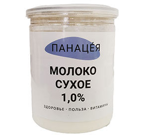 Молоко сухое обезжиренное 1% Едим с пользой 400гр