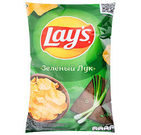 Чипсы Lay's Зеленый лук 81гр