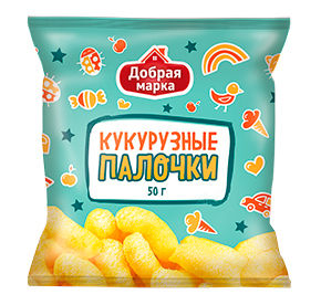 Кукурузные палочки  Добрая марка 50гр