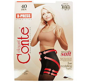 Колготки женские CE X-PRESS 40, р.4, natural