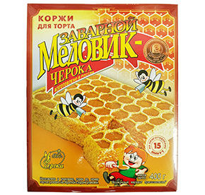 Коржи для торта Медовик-Черока к/уп 400гр