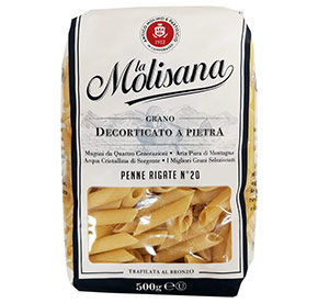 Макароны La Molisana перья рифленые №20B 500гр