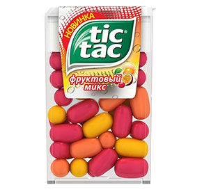 Драже 16 г Tic-Tac Фруктовый микс п/уп