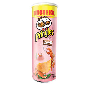 PRINGLES чипсы карт.Краб 165г*18