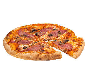 Пицца с Ветчиной  изд. хлебобулочные из пш.хлебопекарной муки. 0,435 кг