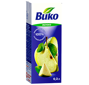 Сок 0,2л Вико яблоко зеленое 1/24