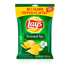 ЛЕЙЗ ЗЕЛЕНЫЙ ЛУК 150гр