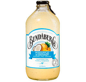 Напиток газированный Бандаберг Ананас и Кокос с/б 0,375л