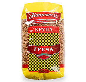 Крупа гречневая Националь ядрица 900г м/уп