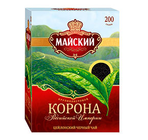 Чай Майский Корона Российской империи 200г черный