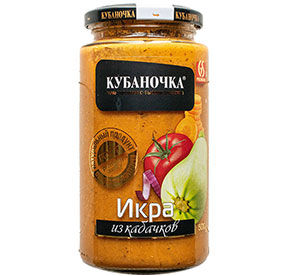 Икра из кабачков Кубаночка 500гр