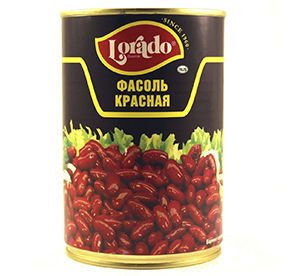 Фасоль Лорадо красная ж/б 425гр