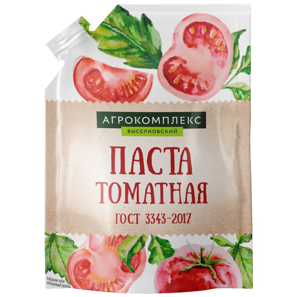 Томатная паста 25 СТМ Агрокомплекс 70г саше 38₽