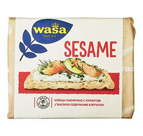 Хлебцы пшеничные Sesame с кунжутом