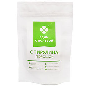 Спирулина порошок Едим с пользой 100гр