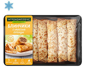 Блинчики с мясом птицы замороженные Агрокомплекс