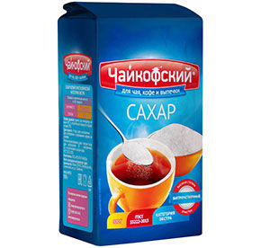 Сахар Чайкофский экстра кристаллический м/у 900г